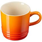 Tazas naranja de cerámica de café  de 200 ml aptas para lavavajillas Le Creuset 