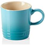 Tazas azules de cerámica de espresso  de 100 ml aptas para lavavajillas Le Creuset 