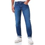 Jeans desgastados azules de algodón ancho W34 desgastado Lee Brooklyn para hombre 
