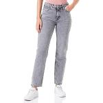 Vaqueros y jeans grises ancho W31 Lee para mujer 