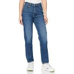 Jeans stretch azules de denim rebajados ancho W27 Lee para mujer 