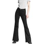 Jeans negros de cintura alta rebajados ancho W32 Lee para mujer 