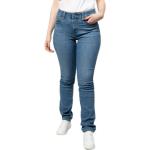 Jeans pitillos azules rebajados ancho W27 largo L31 Lee para mujer 