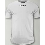 Camisetas deportivas blancas de poliester transpirables con logo Legea talla XL para hombre 