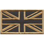 LEGEEON Union Jack Great Britain UK Flag Morale Tactical Badge Army Embroidery Hook Patch