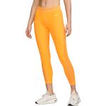 Leggings deportivos amarillos de tejido de malla Nike talla S para mujer 