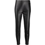 Leggings negros de poliester rebajados con logo Calvin Klein talla XS para mujer 