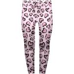 Pantalones leggings rosas de poliester leopardo para bebé 