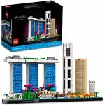 LEGO Architecture Singapur Kit de Construcción Creativa y Manualidades para Adultos, Maqueta para Construir de Monumentos, Colección de Ciudades, Regalo para Mujeres, Madres y Mamás 21057