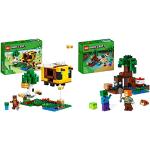 Figuras de videojuegos Minecraft de granjas Lego infantiles 