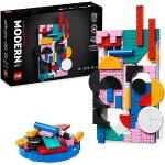 Cuadros abstractos multicolor modernos Lego 
