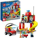 Juego de construcción de bomberos Lego City infantiles 