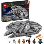 LEGO Star Wars Halcón Milenario, Nave Estelar de Juguete con Mini Figuras R2-D2, Chewbacca y Lando, Regalo para Niños y Niñas de 9 Años o Más y Fans de la Película El Ascenso de Skywalker 75257