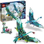LEGO Avatar Primer Vuelo en Banshee de Jake y Neytiri, Set de Construcción Pandora, Animales Estilo Dragón de Juguete para Niños y Niñas, 2 Banshees y Minifiguras 75572
