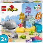 LEGO - Juguete de Construcción Educativo Fauna Salvaje del Océano Tortuga, Pez, y Ballena Animales LEGO DUPLO.