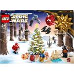 LEGO - Juguetes de Navidad Calendario de Adviento con Vehículos y Mini Figuras LEGO Star Wars.