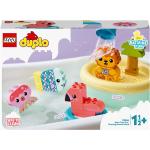 LEGO - Juguetes para la Bañera Diversión en el Baño: Isla de los Animales Flotante con León LEGO DUPLO.