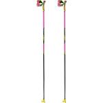 Bastones rosas de esquí Leki para mujer 