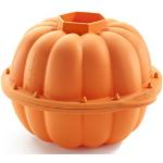 Lékué Halloween 3D Molde Calabaza, Silicona, Naranja, Talla única