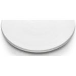 Platos llanos blancos de cerámica Lekue 23 cm de diámetro 