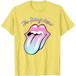 Camisetas amarillas de encaje con encaje  Rolling Stones de encaje talla S para hombre 