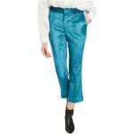 Leon & Harper, Papou Velvet 7/8 Pantalones de longitud Blue, Mujer, Talla: L