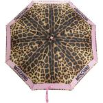 Paraguas rosa pastel de poliester con logo MOSCHINO Talla Única para mujer 
