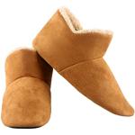 Pantuflas botines marrones de goma talla 43 para mujer 