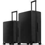 Set de maletas negras de goma de 40l con separadores interiores acolchadas para mujer 