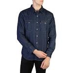 Levi's Barstow Western Standard Camisa Hombre, Indigo Rinse, XL