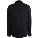Camisas negras de algodón de manga larga manga larga LEVI´S talla XL para hombre 
