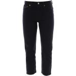 Jeans negros de algodón de cintura alta rebajados Clásico con logo LEVI´S talla S para mujer 