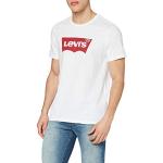 Camisetas estampada blancas rebajadas con logo LEVI´S talla XS para hombre 