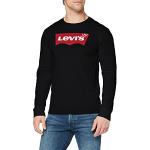 Levi's Long-Sleeve Standard Graphic Tee, T-Shirt para Hombre, Stonewashed Black, L