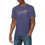 Camisetas azules de manga corta informales LEVI´S Housemark talla S para hombre 