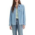 Levi's Iconic Western Camisa Mujer, Old 517 Blue, M