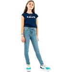 Jeans slim infantiles azules de denim informales LEVI´S 12 años para niña 