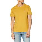Camisetas amarillas de algodón de manga corta manga corta con cuello redondo LEVI´S Housemark talla XS para hombre 