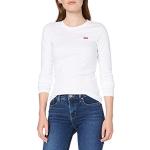 Camisetas blancas de manga corta rebajadas de invierno LEVI´S talla S para mujer 