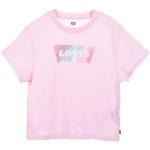 Blusas rosas de algodón de manga corta infantiles rebajadas con logo LEVI´S 13/14 años para niña 