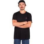 Camisetas negras de algodón de manga corta manga corta con logo LEVI´S talla S para hombre 