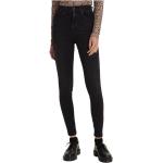 Jeans stretch negros ancho W25 largo L30 LEVI´S talla S para mujer 