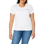Camisetas blancas de manga corta rebajadas LEVI´S talla XS para mujer 