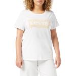 Camisetas blancas de manga corta rebajadas con cuello redondo LEVI´S talla XL para mujer 
