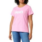 Camisetas rosas de manga corta con logo LEVI´S talla L para mujer 