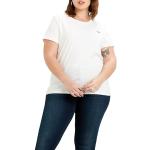 Camisetas blancas de manga corta rebajadas tallas grandes LEVI´S The Perfect talla 4XL para mujer 