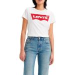 Camisetas blancas de manga corta rebajadas informales de punto LEVI´S The Perfect talla L para mujer 