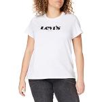 Camisetas blancas de manga corta vintage LEVI´S The Perfect talla XL para mujer 