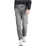 Jeans grises de denim de corte recto LEVI´S talla S para mujer 