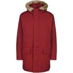 Abrigos rojos de poliamida de invierno rebajados LEVI´S talla S para hombre 